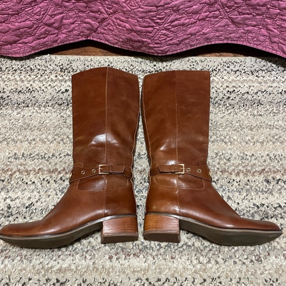 Michael Kors Leather Riding Boots - Picture 4 of 10